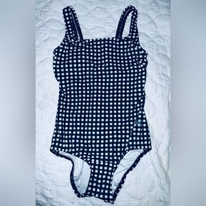 womens one piece swimsuit. Lands end. Small
